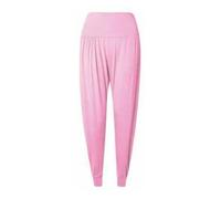 FASHION FAIRIES Womens Ali Baba Harem Baggy Trouser Ladies New Pleated Plain Long Trousers Elasticated Waistband Stretch Casual Wear Printed Full Pants UK 8-26 Baby Pink