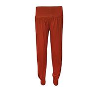 FASHION FAIRIES Womens Ali Baba Harem Baggy Trouser Ladies New Pleated Plain Long Trousers Elasticated Waistband Stretch Casual Wear Printed Full Pants UK 8-26