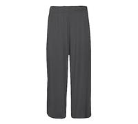 FASHION FAIRIES Womens Wide Leg Palazzo Flattering High Waist Stretch Plain Regular Trouser Ladies Printed Full Length Flared Pants/Trousers Sizes 12-30 Charcoal