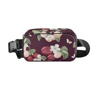 Fashion Fanny Waist Pack Fresh Cape Gooseberry Fruit Teal Mini Sling Chest Bag Crossbody Sport Bags for Shopping, Color03, One Size