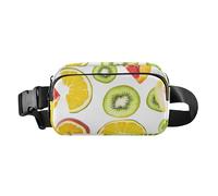 Fashion Fanny Waist Pack Fresh Cape Gooseberry Fruit Teal Mini Sling Chest Bag Crossbody Sport Bags for Shopping, Color19, One Size