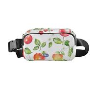 Fashion Fanny Waist Pack Fresh Cape Gooseberry Fruit Teal Mini Sling Chest Bag Crossbody Sport Bags for Shopping, Color12, One Size