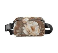 Fashion Fanny Waist Pack Sweet Daffodils Navy Blue Mini Sling Chest Bag Crossbody Sport Bags for Travel Shopping, Color02, One Size