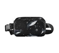 Fashion Fanny Waist Pack Sweet Daffodils Navy Blue Mini Sling Chest Bag Crossbody Sport Bags for Travel Shopping, Color19, One Size