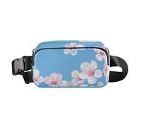 Fashion Fanny Waist Pack Sweet Daffodils Navy Blue Mini Sling Chest Bag Crossbody Sport Bags for Travel Shopping, Color16, One Size