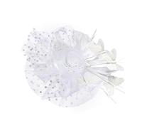 Fashion Fascinator Wedding Headpiece With Beads Butterfly Design Faux Pearls Detail Hair Clip For Bride Styling Prom Hair Accessories With Butterfly