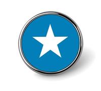 Fashion Federal Republic Of Somalia Flag Brooches And Pins Charm Chic Square/Circle/Heart-Shaped Friendship Flag Buttons Badges, Vintage Patriotic Jewellery Clothes Scarf Accessories Gift