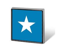 Fashion Federal Republic Of Somalia Flag Brooches And Pins Charm Chic Square/Circle/Heart-Shaped Friendship Flag Buttons Badges, Vintage Patriotic Jewellery Clothes Scarf Accessories Gift