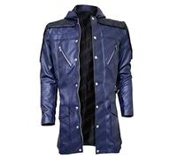 Fashion_First Mens DMC Devil May Cry 5 Nero Cosplay Costume Leather Coat Jacket