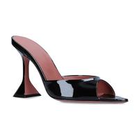 Fashion Fish Mouth Open Toe Sandals for Women, Elegant Slip On Slingback Mules, Sexy High Heel Mules Sandals, for Party Prom Dresses Wedding,Black,2 UK