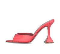 Fashion Fish Mouth Open Toe Sandals for Women, Elegant Slip On Slingback Mules, Sexy High Heel Mules Sandals, for Party Prom Dresses Wedding,Pink,2 UK