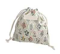 Fashion Flower Print Drawstring Bag Women's Fashion Men's Toiletry for Organizing Lipstick Toiletries Cosmetic Bag