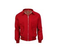 Fashion Force Men's Vintage Harrington Jacket Classic 70s Retro Bomber Style Scooter Mod Coat (UK, Alpha, XL, Regular, Regular, Red)