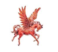 Fashion Forward Animal Horse Pin Alloy Construction Brooch Versatile Scarf Accessory for Any Outfit Lovely Design Chinese Zodiacal Badge