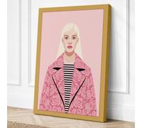Fashion Forward Modern Canvas Wall Art Print 36x24 Inch (91 x 61 cm)