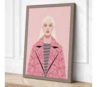 Fashion Forward Modern Canvas Wall Art Print 36x24 Inch (91 x 61 cm)
