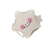 Fashion Forward Star Pattern Tiny Bag Dense Crossbody Plan Impermeable Substance Simple Face for City Existence PU Tiny Bag, Ow, Mass Beauty