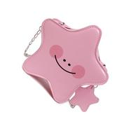Fashion Forward Star Pattern Tiny Bag Dense Crossbody Plan Impermeable Substance Simple Face for City Existence PU Tiny Bag, A, Mass Beauty