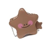 Fashion Forward Star Pattern Tiny Bag Dense Crossbody Plan Impermeable Substance Simple Face for City Existence PU Tiny Bag, Khaki, Mass Beauty