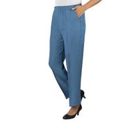 Fashion Friendly Ladies Pull-On Trousers - Elasticated Waist Comfort Stretch Trousers for Casual & Smart Wear - Full-Length Women’s Pants (UK 8-24)
