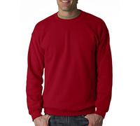 Fashion Gildan 18000 Adult Sweatshirt Antique Cherry Red Medium