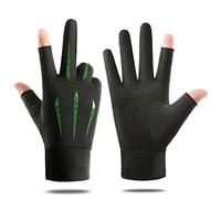 Fashion Gloves For Men & Women Outdoor Sports Two-finger Exposed Gloves Breathable Hiking Cycling Fishing Cycling For Men Road Bike Women Breathable Touch Screen