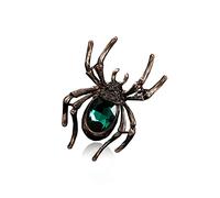 Fashion Green Crystal Brooch Insect Pin Ladies Party Jewelry