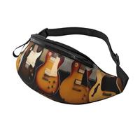 Fashion Guitar Collection Bum Bag | Fanny Pack & Chest Pack | Adjustable Waist Bag for Women & Men | Secure Zip | Lightweight & Compact | Perfect for Travel,Sports,Hiking,Outdoor