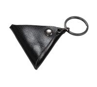 Fashion Guitar Pick Organizers Guitar Pick Case Triangular Guitar Pick Storage Bag Guitar Accessory Tool Pocket For Pick Leather Plectrum Case
