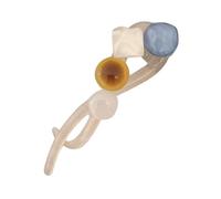 Fashion Hair Clip Leopard Print Bow Hairpin Twist Design Elegant Decorative Vintage Style Grip Soft Leopard Print Hairpin Gift for Women