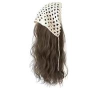 Fashion Hair Piece Natural Wigs Bandanas Headband Women Celebrate Hair for Casual Clothing Hair Decoration