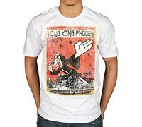 Fashion Hanna Barberra Hong Kong Phooey Mens T-Shirt Retro Cartoon White XL