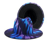 Fashion Hat Wide Brim Cowboy Hat Printed Top Felt Costume For Celebrations Christmas Halloween Cowboy Hats For Women Men Western