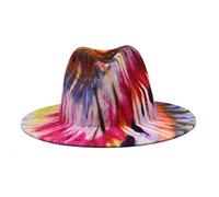 Fashion Hat Wide Brim Cowboy Hat Printed Top Felt Costume For Celebrations Christmas Halloween Cowboy Hats For Women Men Western