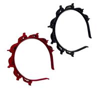 Fashion Headbands with Clips,Bangs Hairstyle Hairpin Headband,Double Layer Toothed Design Hair Accessories for Women (B+2PCS)
