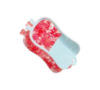 Fashion Heart Inspired Hair Clip Strong Grip Claw Design PVC Hairpins Hair Accessories Ponytails Holder For Women Creative Hair Claw For Women