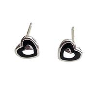 Fashion Heart/Star Studs Earrings Stylish Ears Pin Ear Statement Earring Creative Ears Jewelry for Woman Girl Star Ear