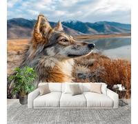 Fashion Home Decoration Wall Covering Mural 400x280cm Animal Czech Hound Premium Art Print Decor Wallpaper Removable Brown 3D Non-Woven Wall Mural Photo Wallpaper
