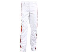 Fashion Hyped Mens Fred-die Mercury Pants - Wembley Queen Tribute Concert White Leather Pants Costume