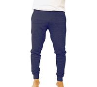 Fashion Instyle Mens Slim Fit Tracksuit Bottoms Skinny Jogging Joggers Sweat Pants Trousers (M, Navy)