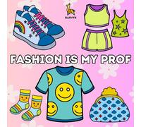 Fashion is My Profession Coloring Book: For Adults and Kids | Cute & Simple Illustrations for All Ages (Bold & Easy Coloring) (The World Through Our Eyes)
