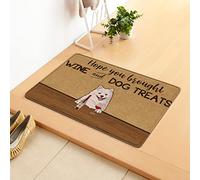 FASHION ITEM Door Mat Indoor, Dirt Trapper Entrance Doormat,Machine Washable Soft Pet Rug (H, 60 * 90(CM))
