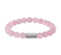 FASHION ITEM Personalized Beaded Bracelets for Couples - Custom Name - Handmade Friendship Promise Bracelet for Valentine's Day, Christmas & Father's Day Gifts, One Size, Cotton, no gemstone