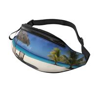 Fashion Jamaica Beach Bum Bag | Fanny Pack & Chest Pack | Adjustable Waist Bag for Women & Men | Secure Zip | Lightweight & Compact | Perfect for Travel,Sports,Hiking,Outdoor