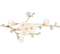 Fashion Jewelry,Exquisite Lapel Pin, Fashion Crystal Plum Blossom Brooch Pin