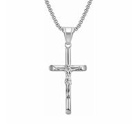 Fashion Jewelry Necklace Titanium Steel Necklace Suffering Pendant Neckchain Punk Hip Hop Jewelry Accessories Design Fashion Necklace Mother Daughter Picture Necklace