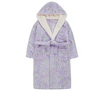 Fashion Junction Childrens/Kids/Boys/Girls Soft Cosy Warm Winter Hooded Dressing Gown/Robe ~ Novelty & Plain Fleece (Glow In The Dark Unicorn, 11-12 Years)