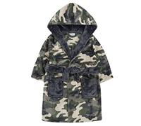 Fashion Junction Childrens/Kids/Boys/Girls Soft Cosy Warm Winter Hooded Dressing Gown/Robe ~ Novelty & Plain Fleece (Camo, 13 Years)