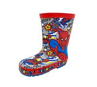 Fashion Junction Childrens Spiderman Rubber Wellington Rain Boots