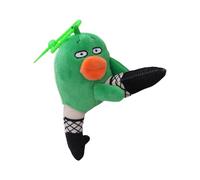Fashion Keyring Plush Dolls Cartoon Holder Funny Sausage Mouse Doll Creative Young Adult and Collector Cartoon Chain, フリーサイズ